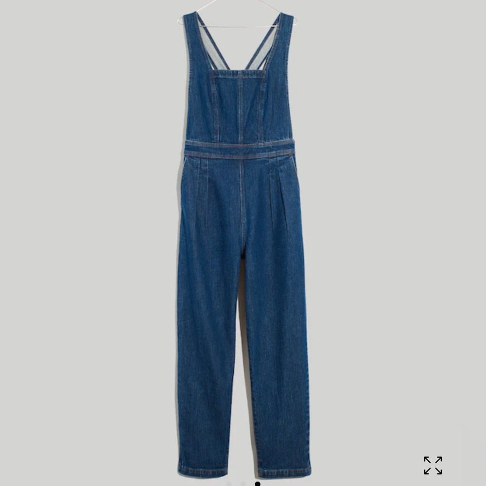 Madewell Tapered Overalls in Dunson Wash, Sz 6 - Picture 2 of 8